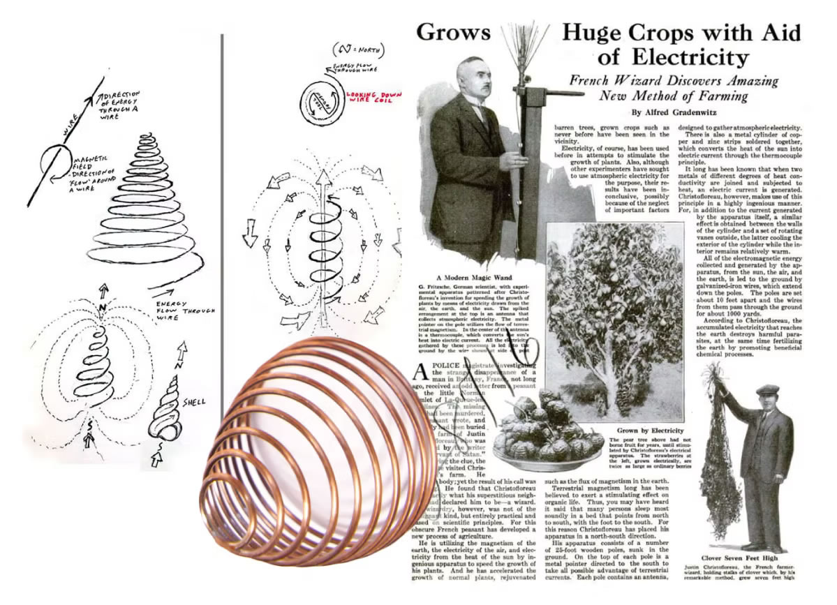 Huge Crops with Aid of Electricity